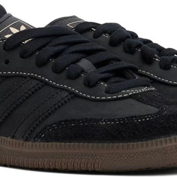 Adidas Originals Samba OG Core Black/Crystal Sand Women Shoes IH5371 SIZE 7 NEW - Picture 13 of 14